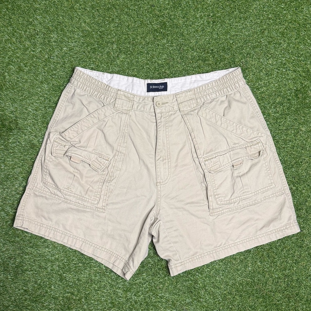 St. John's Bay Tan Cargo Shorts Relaxed Fit